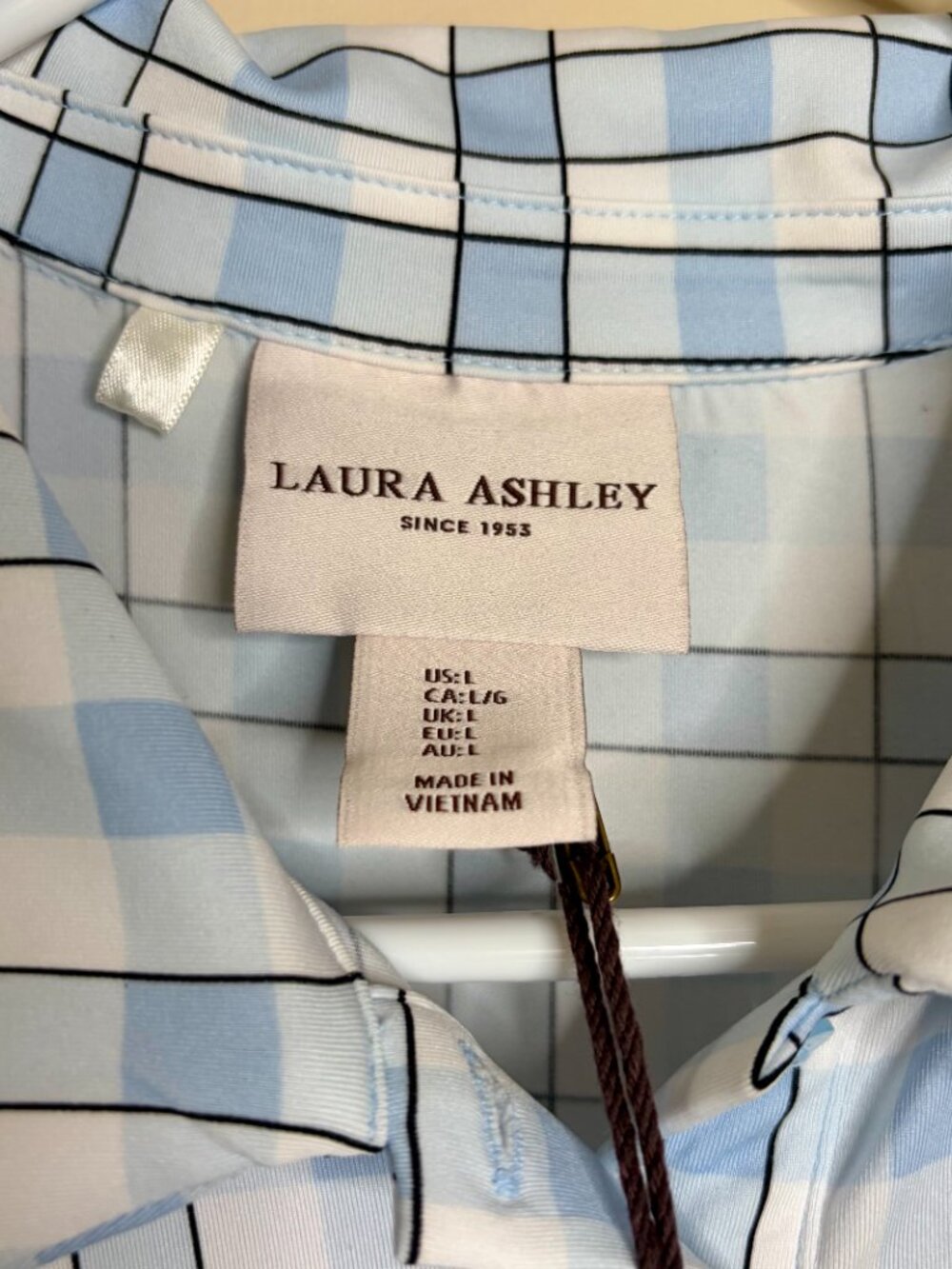 Laura Ashley Powder Blue Golf Tennis Dress, NWT, Size L - Picture 7 of 8